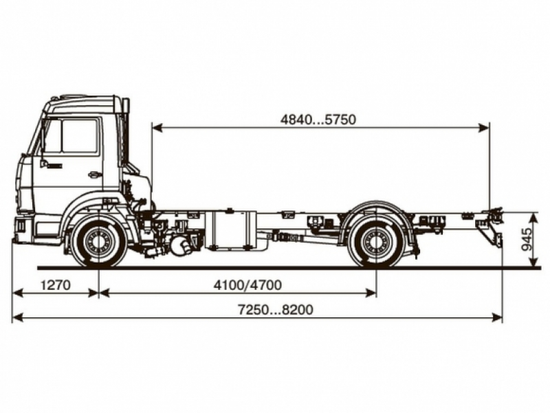4308-3063-69(G5) Шасси КамАЗ