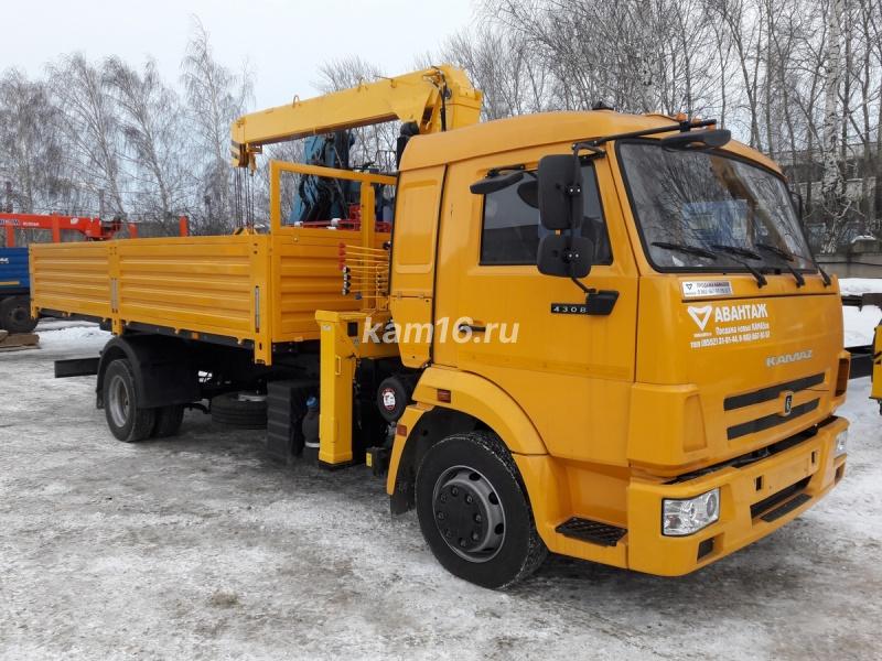 КАМАЗ 4308 с КМУ Soosan 513 5.3 тонн